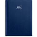 Kalender Veckojournal blått  konstläder 2025