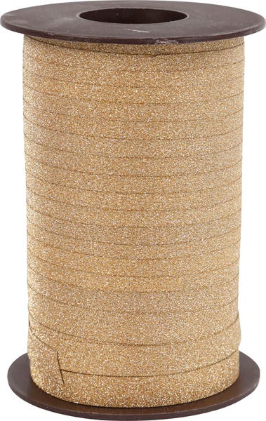 Presentband Glitter 100m guld