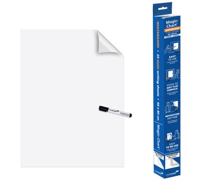 Skrivfilm Magic Chart vit 25/f
