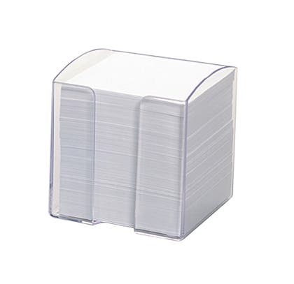 Blockkub 10x10x10cm transparent