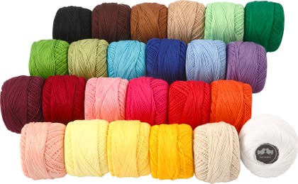 Merceriserat bomullsgarn 24/fp