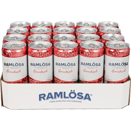 Kolsyrat vatten Ramlösa Granatäpple 33 cl inkl. pant