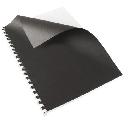 Kartongomslag A4 läderstruktur 100-pack