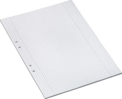 Arbets-/provskrivningsblad A4