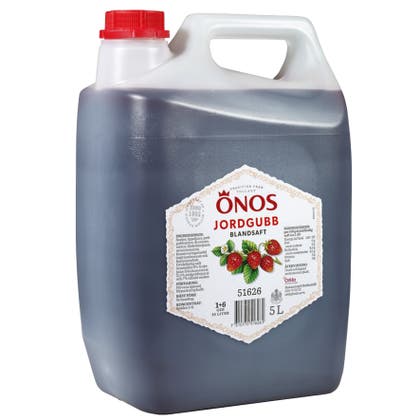 Blandsaft Jordgubb 5 liter Önos
