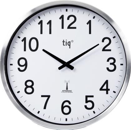 Väggklocka Radiostyrd Ø500 mm