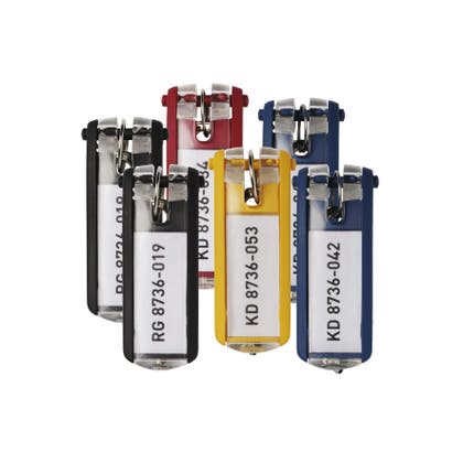 Nyckelbricka Key Clip Mixade färger