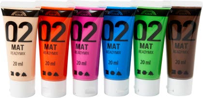 Akrylfärg A-Color Blank 6x20ml