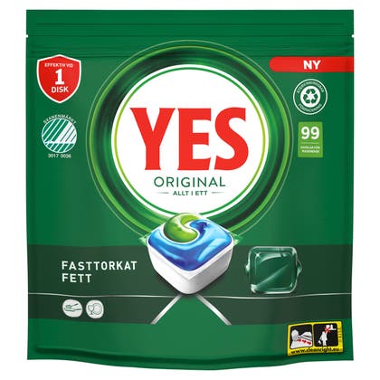 Diskmaskinstabletter YES All in One