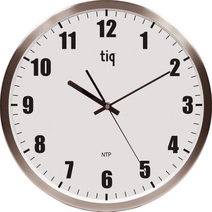 Väggklocka NTP/POE Ø380 mm aluminium