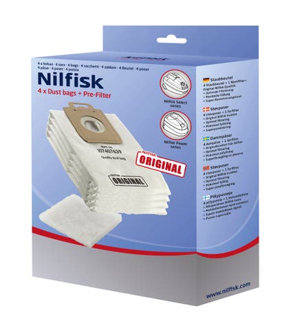 Dammpåsar Nilfisk Select 4-pack