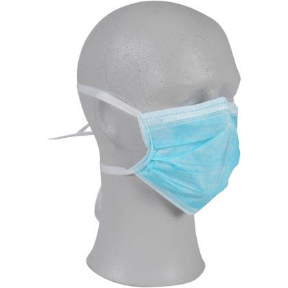 Munskydd IIR knytband blå 50 st/fp