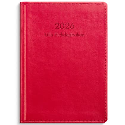 Lilla Fickdagboken 2026 röd