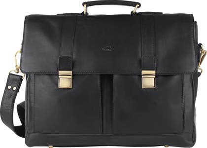 Portfölj The Monte vintage svart