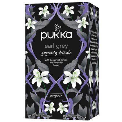 Te Pukka svart Gorgeous Earl Grey Eko 20 st/fp