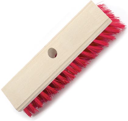 Plastkvast exklusive skaft 30 cm röd