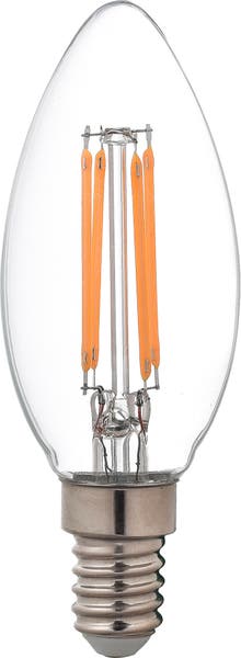 Filament LED kron E14 4,5W dimbar
