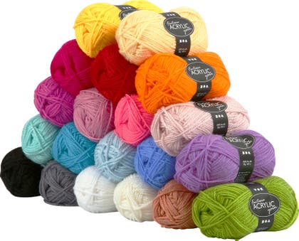 Akrylgarn Fantasia 50g x 20st/fp