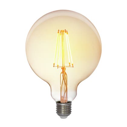 Ljuskälla 3-steg dimbar Glob 125 mm 7W Amber