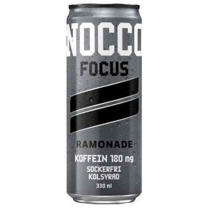 Energidryck Nocco Focus Ramonade 33 cl inkl. pant