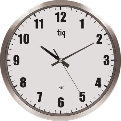 Väggklocka NTP/POE Ø300 mm aluminium