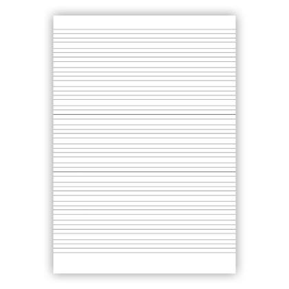 Arbets- / Provskrivningsblad A4 500/fp