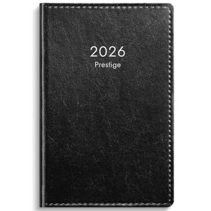 Kalender Prestige 2026 konstläder svart