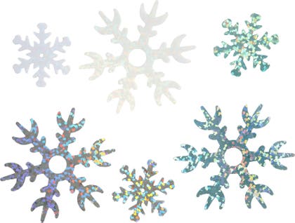 Paljetter Snöflinga mix 30 g