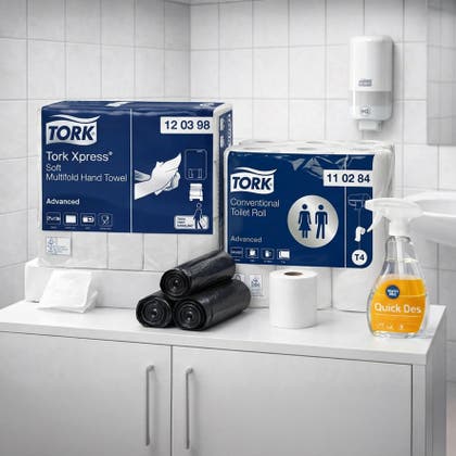 Hygienpaket Tork Advanced T4 – Kvartalsförbrukning