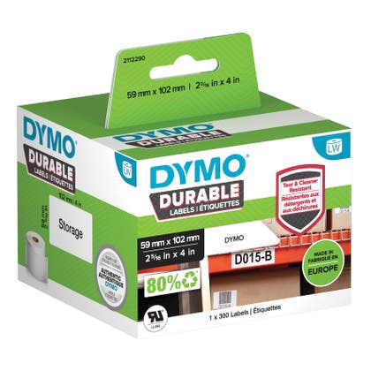 Etiketter Dymo Durable