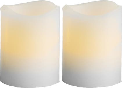 Blockljus LED May 2-pack Ø50 mm H=60 mm Star Trading