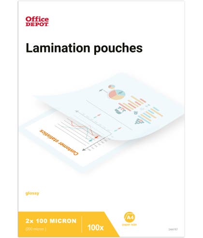 Lamineringsfickor A4 / A3 100 mikron
