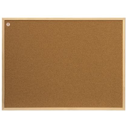 Anslagstavla trä/kork 120x90cm