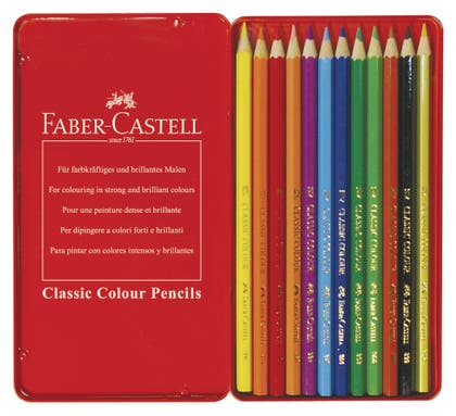 Färgpenna Faber Classic 12 st/fp