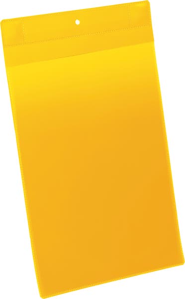 Plastficka Plus A4S magnet gul 10 st/fp