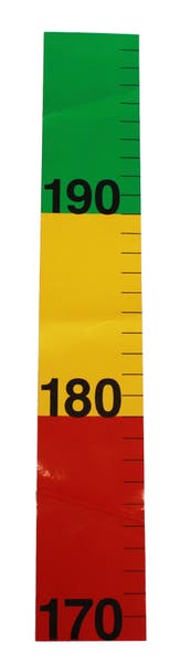 Längd-/råndekal 3-färgad