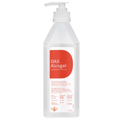Alcogel med pump 600 ml DAX