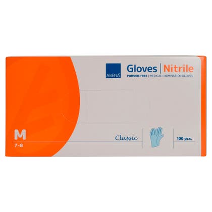 Engångshandske Nitril blå