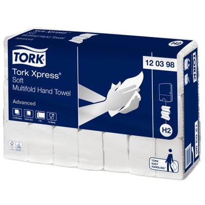 Pappershandduk Tork Xpress® Advanced Multifold H2 3780 ark
