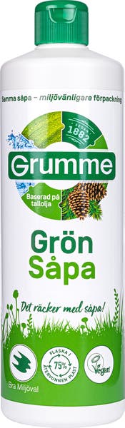 Såpa grön Grumme 750 ml