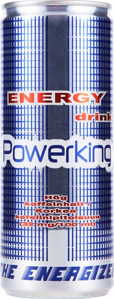 Energidryck Powerking 25 cl burk inkl. pant