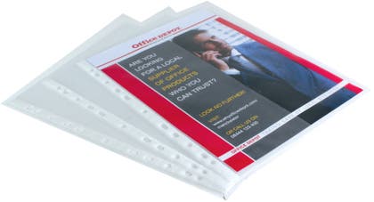 Plastfickor A4 0,12 Premium