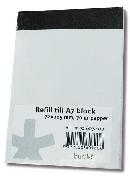 Refill journalistblock A7 2/fp