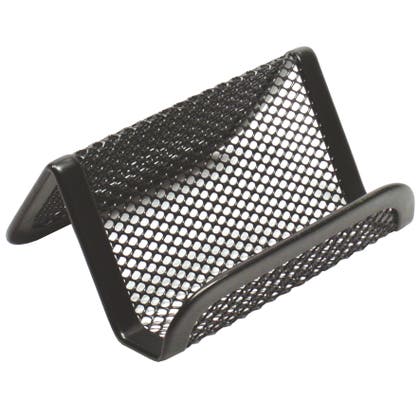 Visitkortställ Tråd svart metall