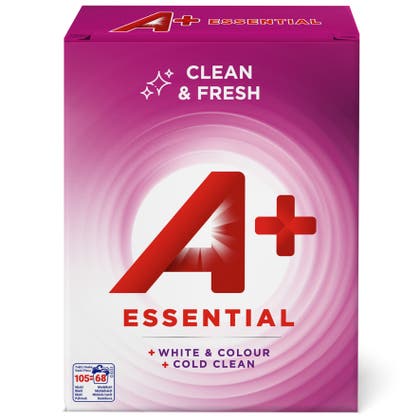 Tvättmedel A+ Essential pulver 4,42 kg