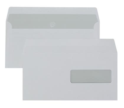 Kuvert fukthäftande med fönster 50-pack