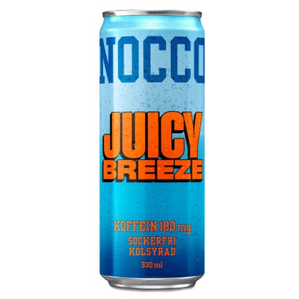 Energidryck Nocco Juicy Breeze 33 cl inkl. pant