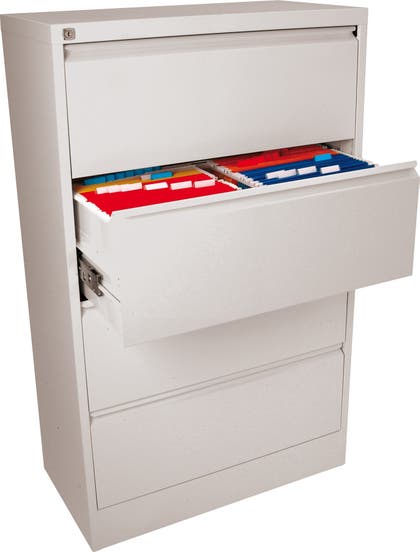 Hängmappsskåp A4 Flanköppnat