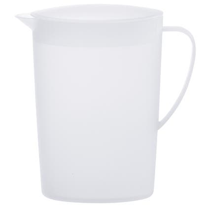 Kanna med lock 2 liter transparent