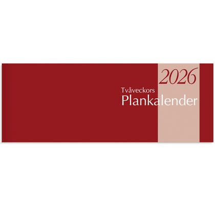 Plankalender tvåveckors 2026